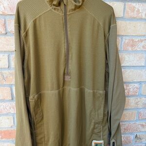 USMC Surplus FROG Grid Fleece Half Zip Pullover Shirt